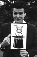 magician and rabbit
