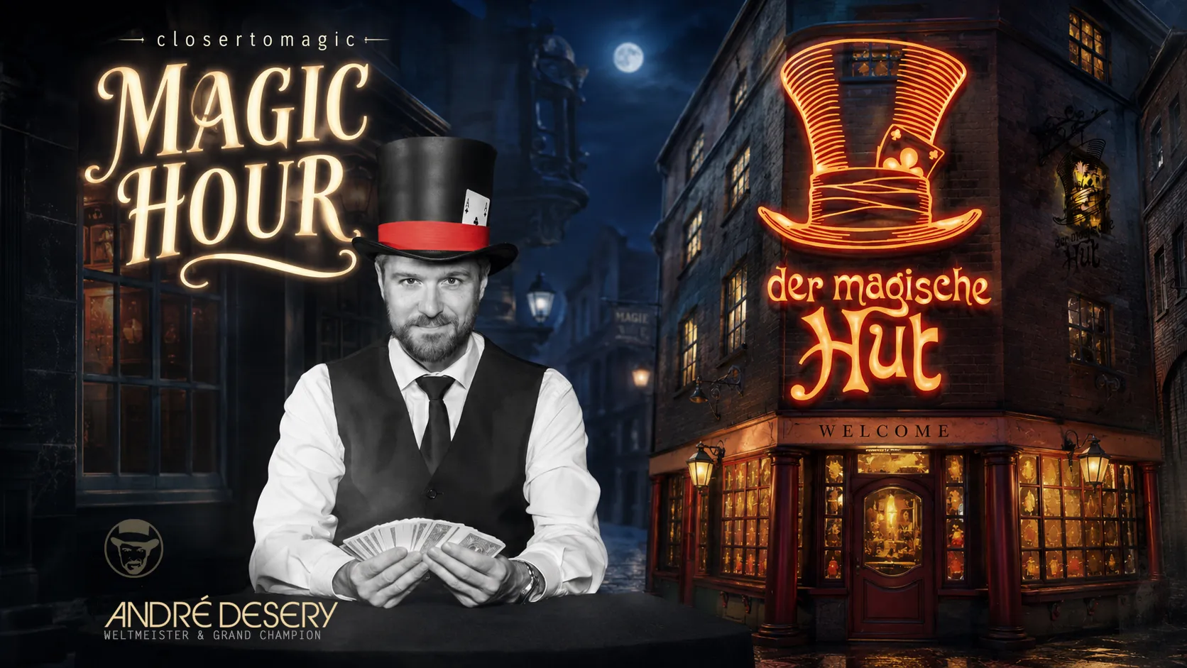 closertomagic Magic Hour mit Andr&eacute; Desery im Zaubertheater Der Magische Hut