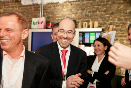 Lachen bei Zaubershow
