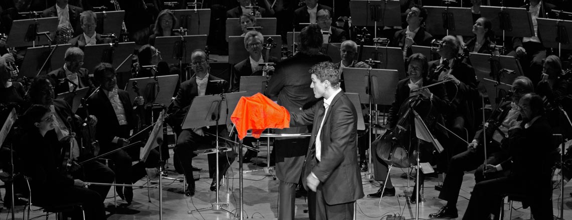 Auftritt mit Orchester