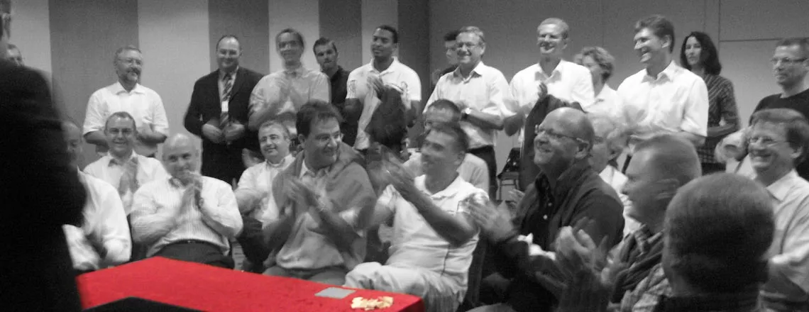 Audience at the Table Magic Show