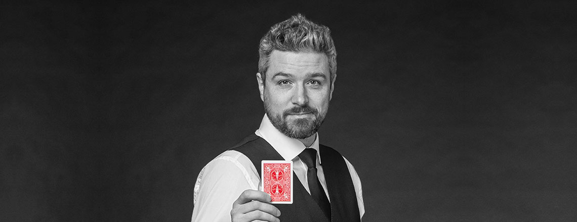Zauberer Andre Desery Karte